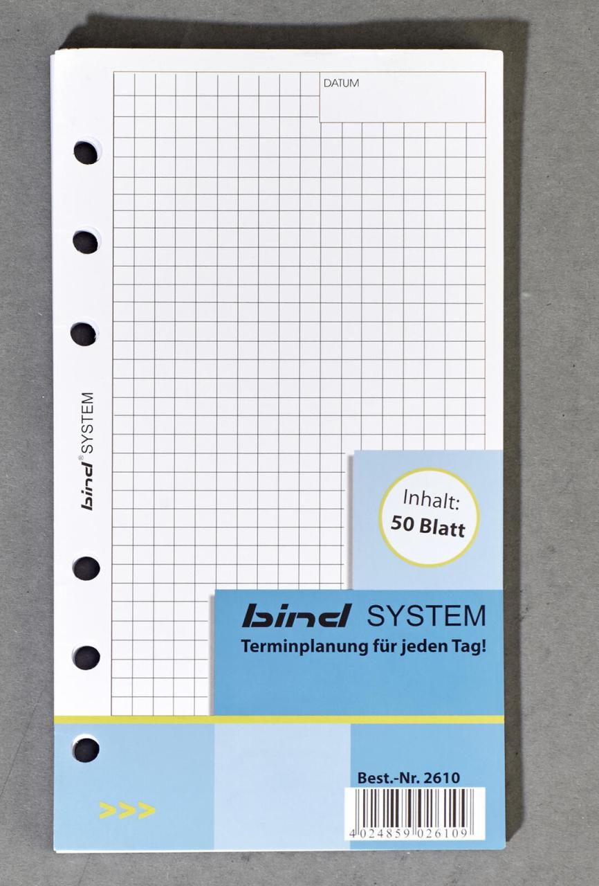 bind Ringbuch-Ergänzungsblätter DIN A6, 50 Blatt bind Ringbuch-Ergänzungsblätter DIN A6, 50 Blatt von bind