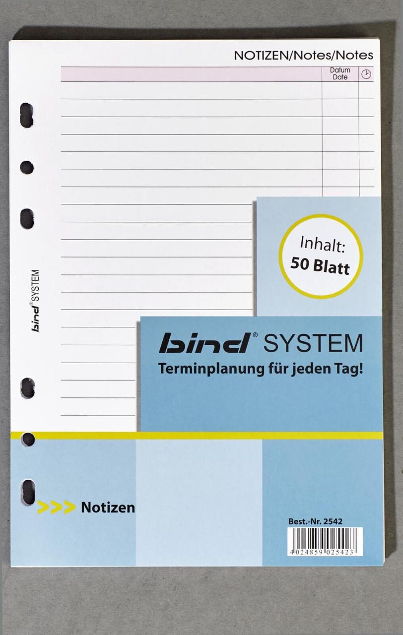 bind Ringbuch-Ergänzungsblätter DIN A5, 50 Blatt bind Ringbuch-Ergänzungsblätter DIN A5, 50 Blatt von bind