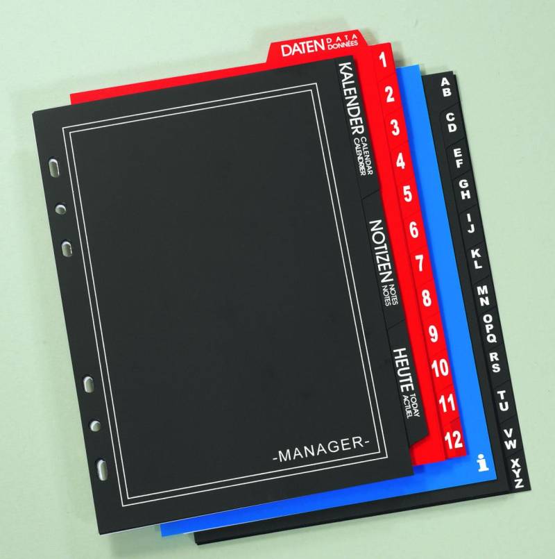 bind Ringbuch-Ergänzungsset DIN A5, 82-teilig von bind