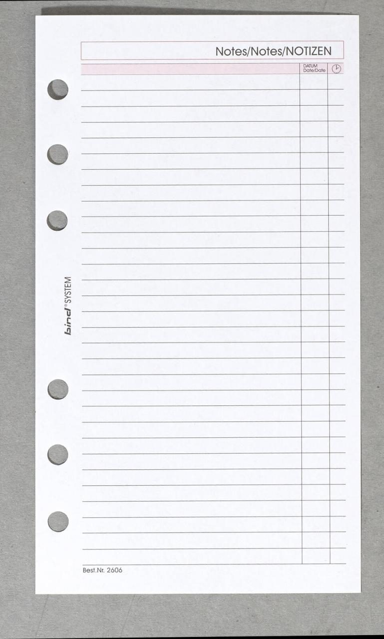 bind Ringbuch-Ergänzungsset DIN A6, 40-teilig von bind