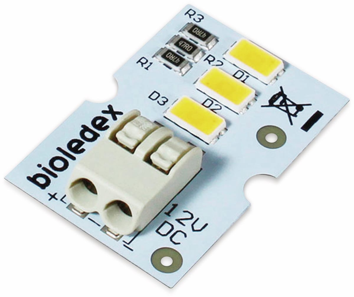 BIOLEDEX LED-Modul, 30x20mm, 12 V-, 1,5 W, 135 Lm, 3000 k, warmweiss von bioledex