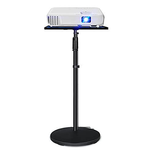 Projektorständer Desktop-Projektorständer, Projektorhalterung, Projektor-Bodenständerhalter, höhenverstellbare Projektionslänge von 33 bis 59 Zoll/85 bis 150 cm Projektorhalterung für die Wand von birene
