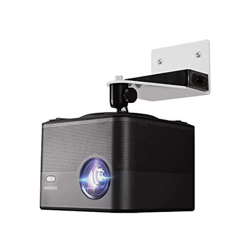Projektorständer Projektor-Deckenhalterung, universelle Projektorhalterung aus Aluminiumlegierung, 360° verstellbarer Projektorständer for Zuhause und Büro Projektorhalterung für die Wand(PR11-White) von birene
