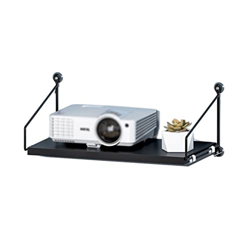 Projektorständer Projektor Rack Wall montiert Punch-Free Projector Stand Schlafzimmer Wohnzimmer Nachttablett Hochleistungsprojektorregal Projektorhalterung für die Wand(C) von birene