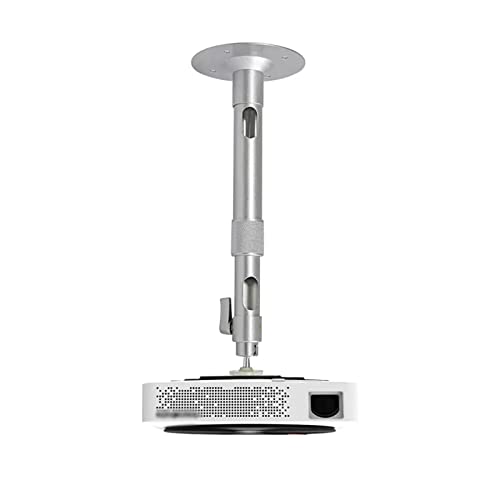 Projektorständer Projektorhalterung Hebe-Wandhalterung Projektoraufhänger Universal-Teleskop-Hängehalterung Projektorhalterung für die Wand(PH45-40 (25-40cm) Silver) von birene