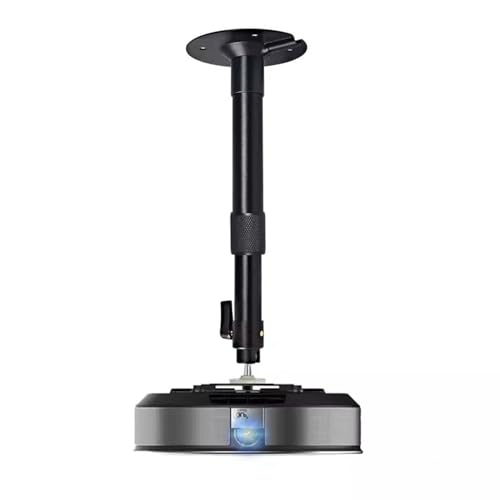 Projektorständer Projektorhalterung Hebe-Wandhalterung Projektorhalterung Universal-Teleskop-Hängehalterung Projektorhalterung für die Wand(Schwarz,15CM) von birene