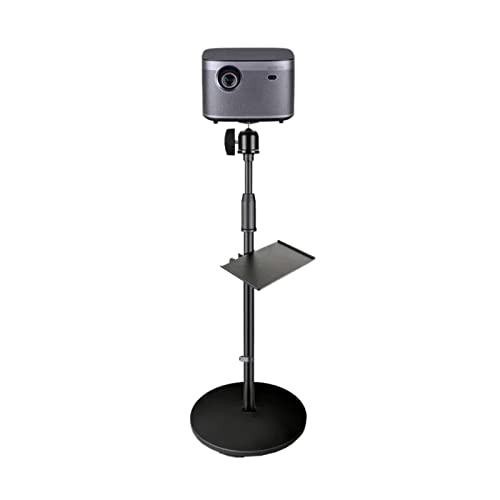 Projektorständer Projektorhalterung Universal-Boden-Teleskop-Nachttisch-Projektorständer 6-mm-Rack-Boden-Teleskop-Festprojektorbasis Universal Projektorhalterung für die Wand(3.5kg(78-140cm)) von birene