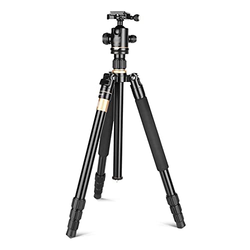 Projektorständer Projektorständer Leichter Verstellbarer Stativ-Bodenständerhalter 360 ° drehbarer Kugelkopf for Projektorkamera mit Tragetasche Projektorhalterung für die Wand(Carbon Fiber) von birene