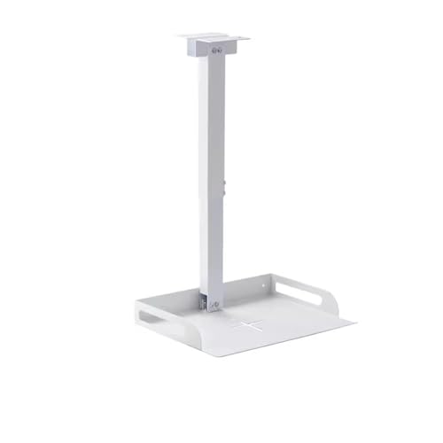 Projektorständer Universal Projektor Hängende Halterung Wand Halterung Ablage Projektor Kamera Wand Halterung Projektor Platzierung Tisch Projektorhalterung für die Wand(White,91-170CM) von birene