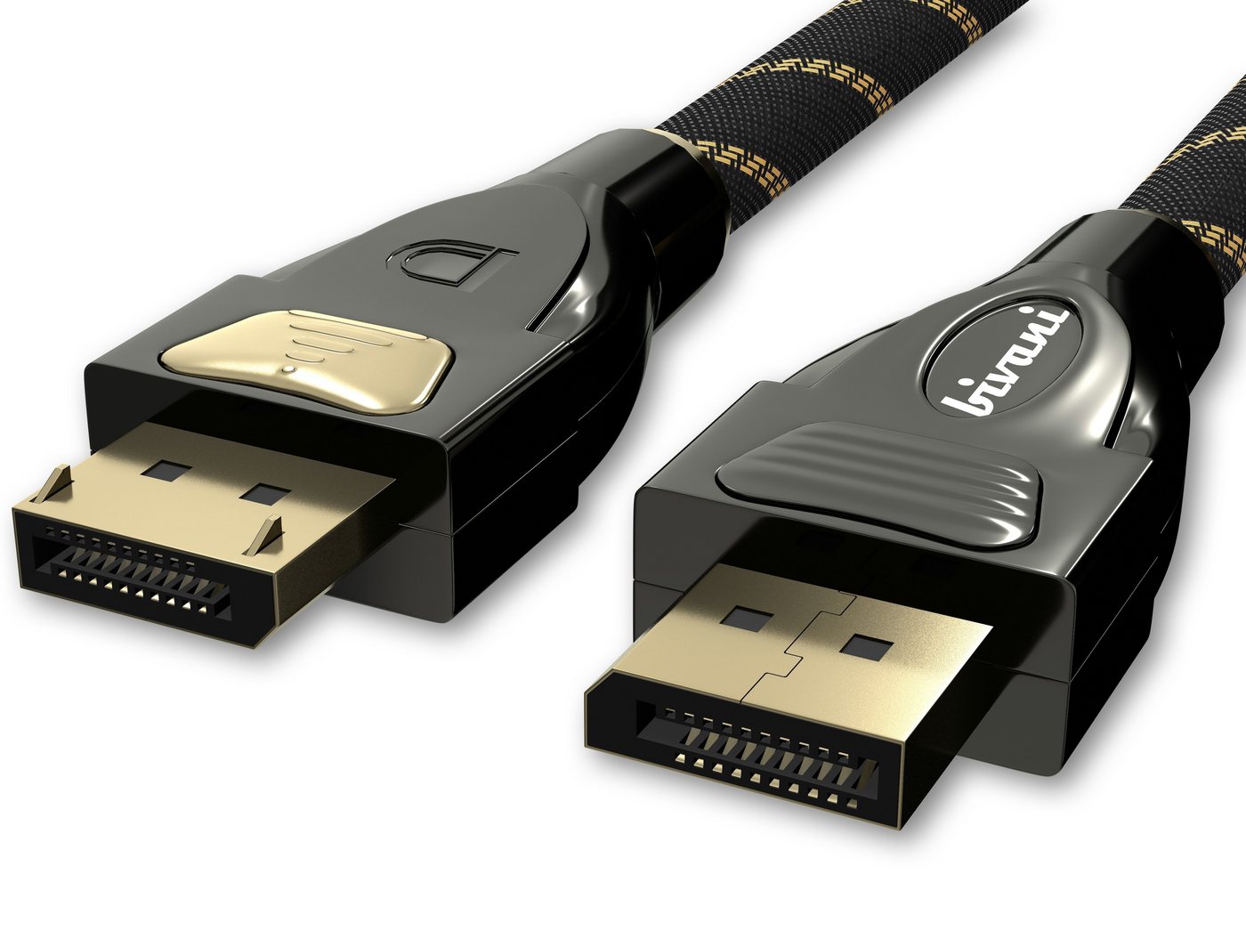 bivani Premium DisplayPort 8K DP 1.4 Audio- & Video-Kabel, DisplayPort, DisplayPort (200 cm), HBR3, DSC 1.2, HDR10, HDCP 2.2, 8K@60HZ, 4K@120HZ, 32,4 Gbps von bivani