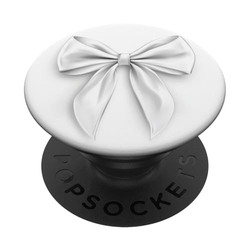 Girly | Schleife in Aquarell | Ästhetische schwarz-weiße Schleife PopSockets Klebender PopGrip Girly | Schleife in Aquarell | Ästhetische schwarz-weiße Schleife PopSockets Klebender PopGrip von black and white bow theme