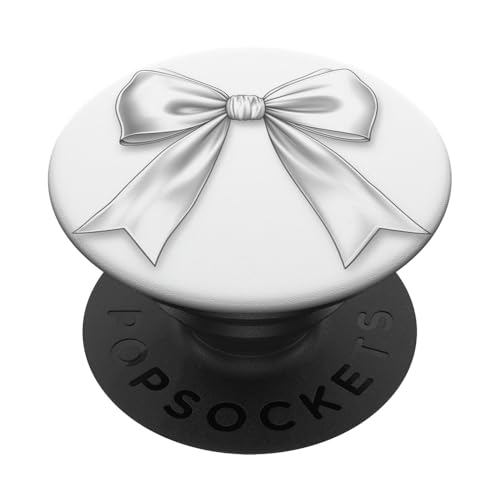 Girly | Schleife in Aquarell | Ästhetische schwarz-weiße Schleife PopSockets Klebender PopGrip Girly | Schleife in Aquarell | Ästhetische schwarz-weiße Schleife PopSockets Klebender PopGrip von black and white bow theme