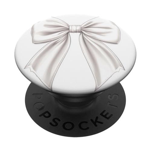 Girly | Schleife in Aquarell | Ästhetische schwarz-weiße Schleife PopSockets Klebender PopGrip Girly | Schleife in Aquarell | Ästhetische schwarz-weiße Schleife PopSockets Klebender PopGrip von black and white bow theme