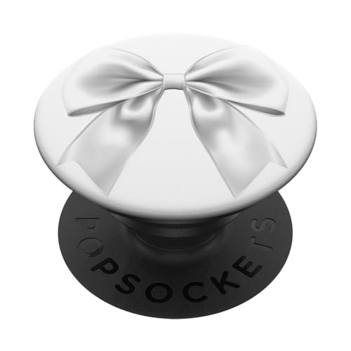 Girly | Schleife in Aquarell | Ästhetische schwarz-weiße Schleife PopSockets Klebender PopGrip Girly | Schleife in Aquarell | Ästhetische schwarz-weiße Schleife PopSockets Klebender PopGrip von black and white bow theme
