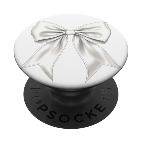 Girly | Schleife in Aquarell | Ästhetische schwarz-weiße Schleife PopSockets Klebender PopGrip Girly | Schleife in Aquarell | Ästhetische schwarz-weiße Schleife PopSockets Klebender PopGrip von black and white bow theme
