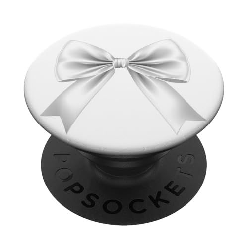 Girly | Schleife in Aquarell | Ästhetische schwarz-weiße Schleife PopSockets Klebender PopGrip Girly | Schleife in Aquarell | Ästhetische schwarz-weiße Schleife PopSockets Klebender PopGrip von black and white bow theme