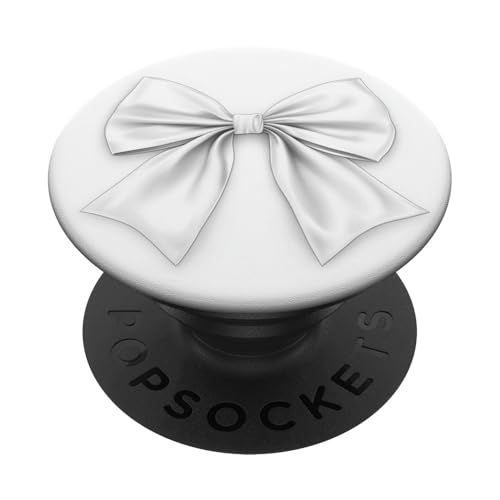 Girly | Schleife in Aquarell | Ästhetische schwarz-weiße Schleife PopSockets Klebender PopGrip Girly | Schleife in Aquarell | Ästhetische schwarz-weiße Schleife PopSockets Klebender PopGrip von black and white bow theme