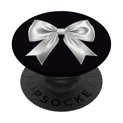Girly | Schleife in Aquarell | Ästhetische schwarz-weiße Schleife PopSockets Klebender PopGrip Girly | Schleife in Aquarell | Ästhetische schwarz-weiße Schleife PopSockets Klebender PopGrip von black and white bow theme