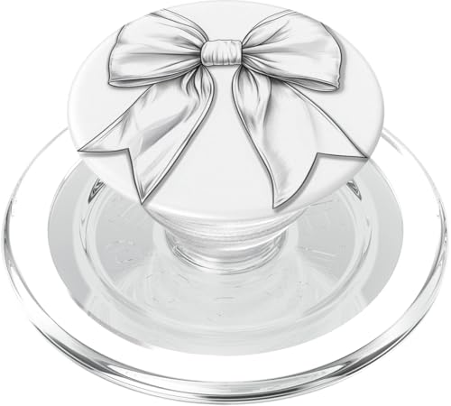 Girly | Schleife in Aquarell | Ästhetische schwarz-weiße Schleife PopSockets PopGrip für MagSafe Girly | Schleife in Aquarell | Ästhetische schwarz-weiße Schleife PopSockets PopGrip für MagSafe von black and white bow theme