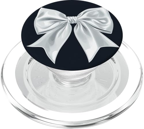 Girly | Schleife in Aquarell | Ästhetische schwarz-weiße Schleife PopSockets PopGrip für MagSafe Girly | Schleife in Aquarell | Ästhetische schwarz-weiße Schleife PopSockets PopGrip für MagSafe von black and white bow theme