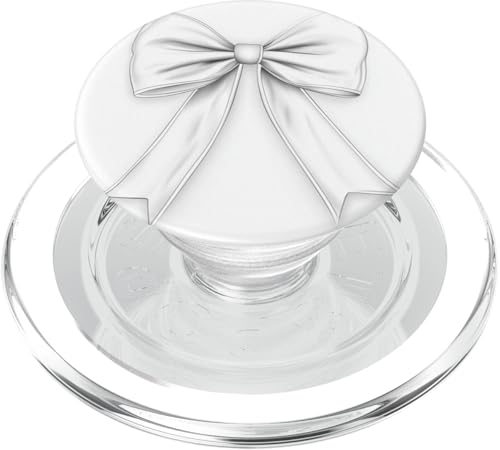 Girly | Schleife in Aquarell | Ästhetische schwarz-weiße Schleife PopSockets PopGrip für MagSafe Girly | Schleife in Aquarell | Ästhetische schwarz-weiße Schleife PopSockets PopGrip für MagSafe von black and white bow theme