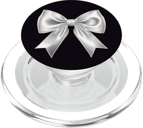 Girly | Schleife in Aquarell | Ästhetische schwarz-weiße Schleife PopSockets PopGrip für MagSafe Girly | Schleife in Aquarell | Ästhetische schwarz-weiße Schleife PopSockets PopGrip für MagSafe von black and white bow theme