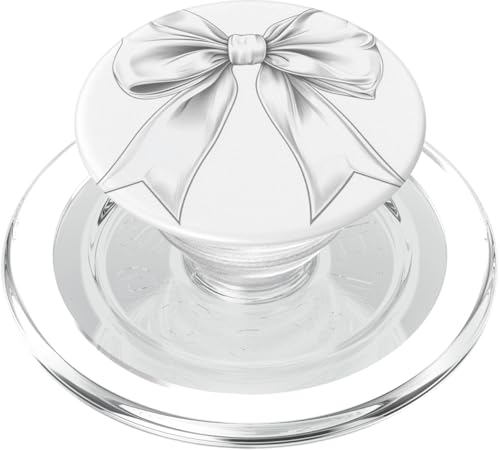 Girly | Schleife in Aquarell | Ästhetische schwarz-weiße Schleife PopSockets PopGrip für MagSafe Girly | Schleife in Aquarell | Ästhetische schwarz-weiße Schleife PopSockets PopGrip für MagSafe von black and white bow theme