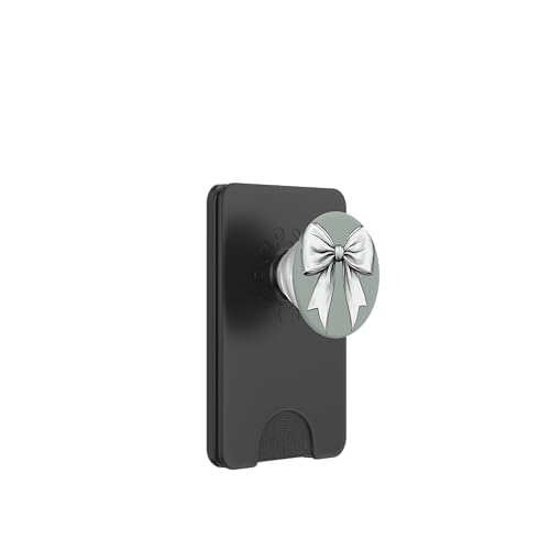 Girly | Schleife in Aquarell | Ästhetische schwarz-weiße Schleife PopSockets PopWallet für MagSafe Girly | Schleife in Aquarell | Ästhetische schwarz-weiße Schleife PopSockets PopWallet für MagSafe von black and white bow theme