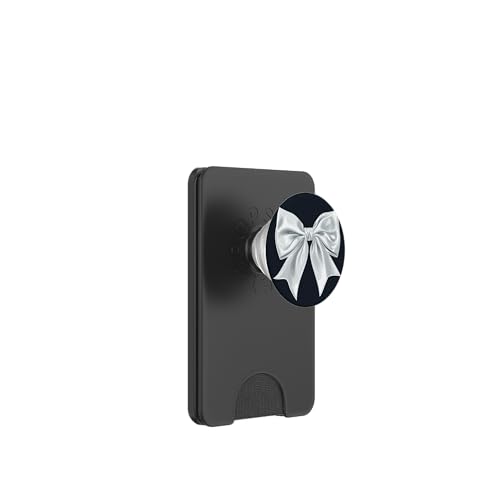 Girly | Schleife in Aquarell | Ästhetische schwarz-weiße Schleife PopSockets PopWallet für MagSafe Girly | Schleife in Aquarell | Ästhetische schwarz-weiße Schleife PopSockets PopWallet für MagSafe von black and white bow theme