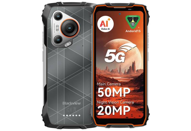 blackview BL7000 Android 15, 5G, AI Smartphone (50 MP Kamera, 6.78”, 2.4K, 750Nits, 120Hz, Dimensity 6300, NFC,7500mAh, 33W) von blackview