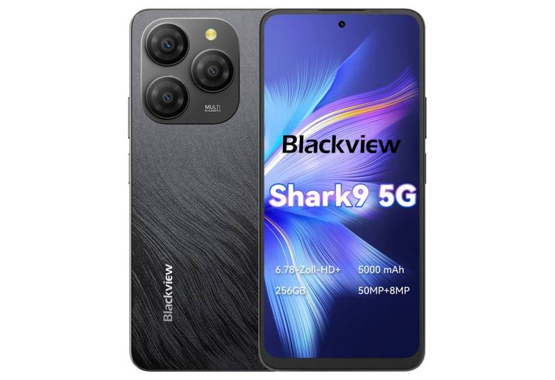 blackview Shark9 5G AI Smartphone (6,7 Zoll, 50 MP Kamera, Dual 5G, Android 14, NFC, AI-Dialog) von blackview