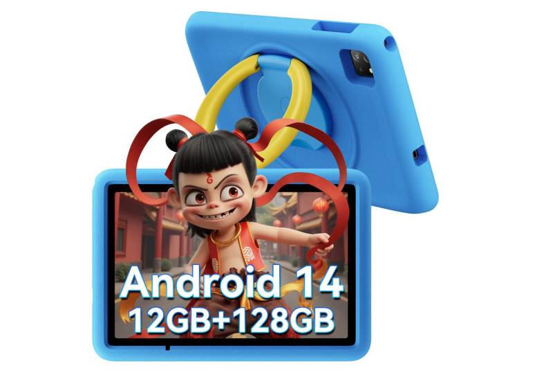 blackview Tab A6Kids(4+128) incl. Ladegerät Tablet (10.1", 128 GB, Kinder-Modus, HD+, Android 14) von blackview