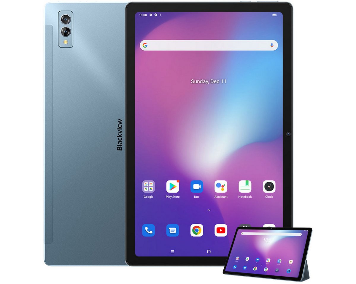 blackview Tab11SE Tablet (10.36, 128 GB, 4G LTE, 2K Display, 7680mAh Akku, 13MP Kamera, Unterstützt PC-Modus, mit Hülle)" von blackview