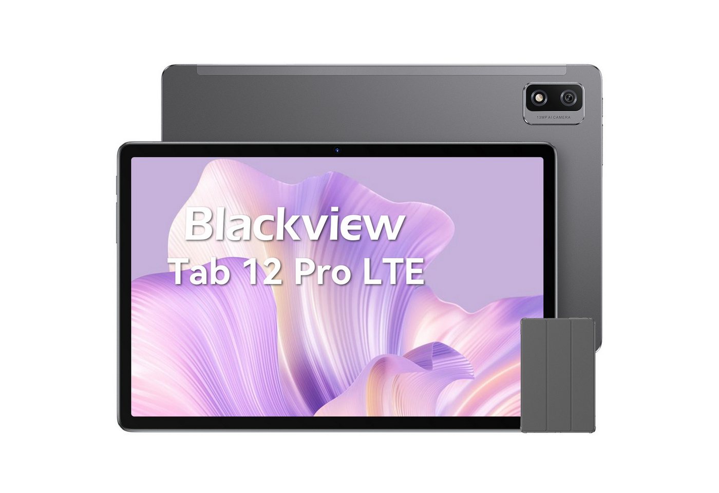 blackview Tab12Pro Tablet (10.1", 128 GB, 4G LTE, FHD Display, 13MP Kamera, Unterstützt PC-Modus, mit Hülle) von blackview