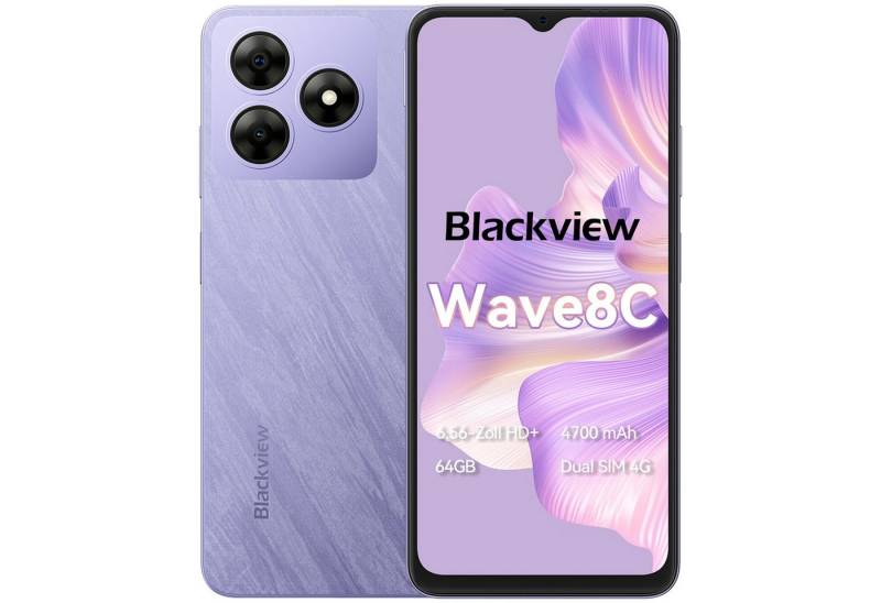 blackview Wave8C (2+64) AI Smartphone (6,6 Zoll, 13 MP Kamera, Android 14, Dual SIM 4G, AI-Dialog) von blackview