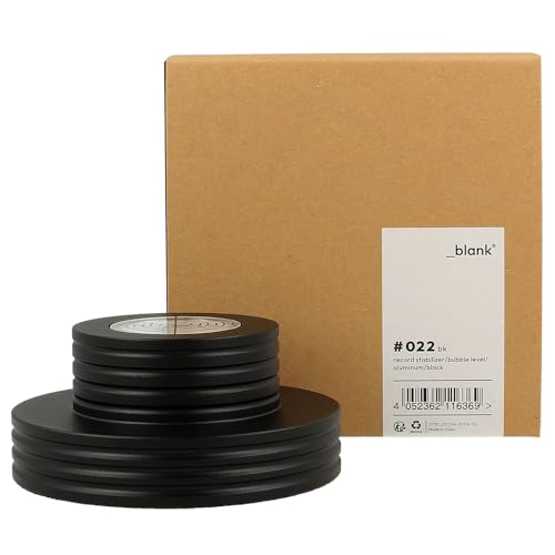 _blank #022bk | Stabilisator für Schallplattenspieler | integrierte Libelle | Plattengewicht | Aluminium | schwarz | 306g Auflagegewicht _blank #022bk | Stabilisator für Schallplattenspieler | integrierte Libelle | Plattengewicht | Aluminium | schwarz | 306g Auflagegewicht von _blank
