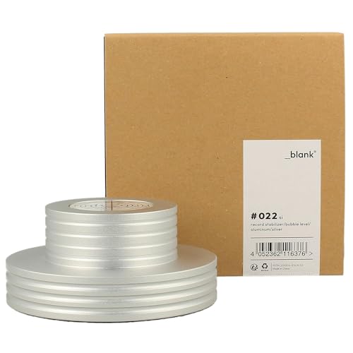 _blank #022si | Stabilisator für Schallplattenspieler | integrierte Libelle | Plattengewicht | Aluminium | Silber | 306g Auflagegewicht _blank #022si | Stabilisator für Schallplattenspieler | integrierte Libelle | Plattengewicht | Aluminium | Silber | 306g Auflagegewicht von _blank
