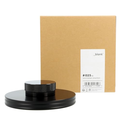 _blank #025bk | Stabilisator für Schallplattenspieler | Plattenklemme | Klemme | schwarz _blank #025bk | Stabilisator für Schallplattenspieler | Plattenklemme | Klemme | schwarz von _blank