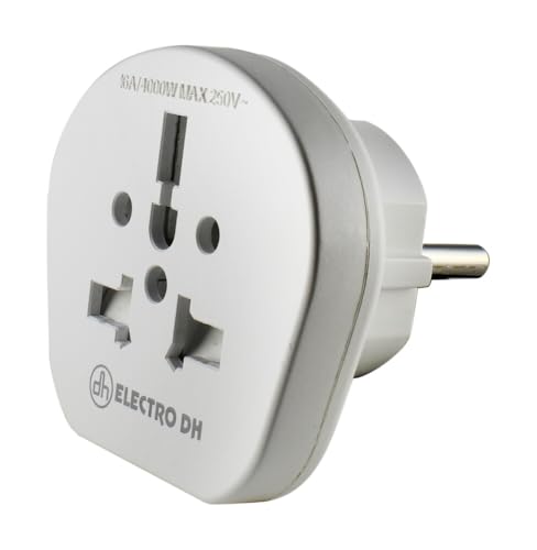 Universeller Reiseadapter, Weiß – Eingang für mehrere Länder, kompakt und leicht, ideal für Vielreisende und elektronische Geräte. Universeller Reiseadapter, Weiß – Eingang für mehrere Länder, kompakt und leicht, ideal für Vielreisende und elektronische Geräte. von blendend