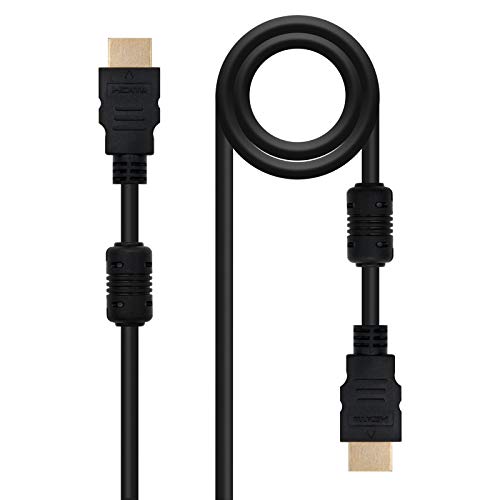 blendend HDMI V1.4 High Speed Kabel mit Ethernet-Unterstützung, Ferrit, Typ A auf A-Stecker, 3,0 m, ideal für Audio- und Videoübertragung. von blendend