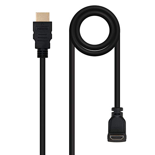 blendend Hochgeschwindigkeits-HDMI-Kabel, V1.4, gewinkelt, mit Ethernet A/M-A/M, 1,8 m, ideal für den Anschluss von Geräten und die Übertragung von Audio- und Videoqualität von blendend
