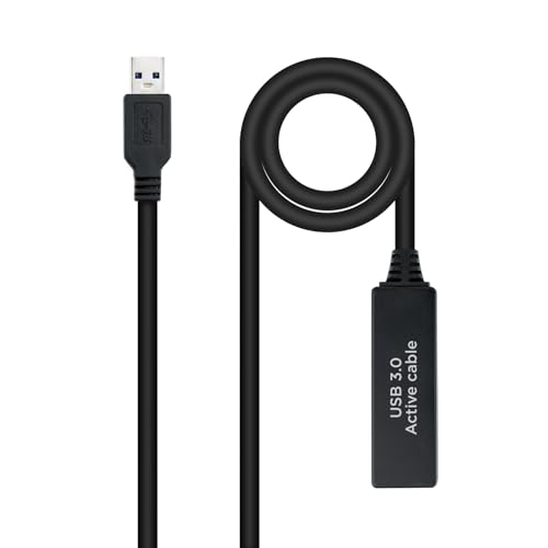 blendend USB 3.0-Kabel mit Verstärker, Typ A/M-A/H, 10 m, ideal für schnelle Übertragungen und Geräteverbindungen über große Entfernungen. von blendend