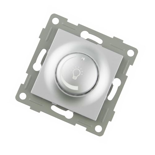 blendend Unterputz-Dimmer aus Titan mit LED-Schaltung, ideal zur Steuerung der Beleuchtung in Wohn- und Gewerbeflächen. blendend Unterputz-Dimmer aus Titan mit LED-Schaltung, ideal zur Steuerung der Beleuchtung in Wohn- und Gewerbeflächen. von blendend