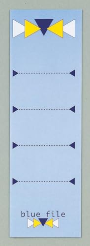 Ruckenschilder passend zum Ordner blue file mit 8,0 cm Ruckenbreite von bluefile