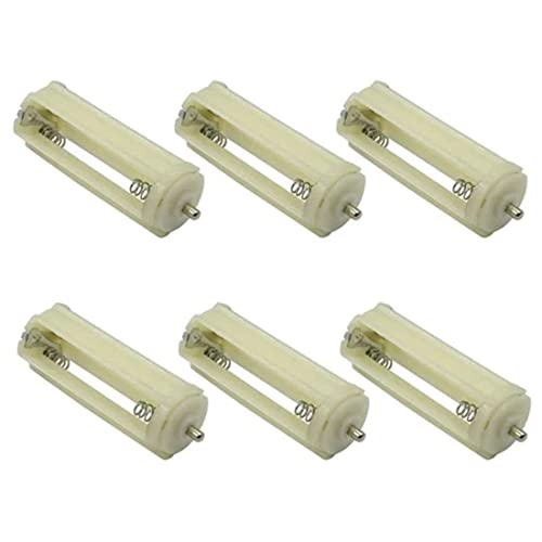 bnafes Zylindrische Batteriehalter Batterie-Aufbewahrung für 3 x 1,5 V AAA-Batterien Taschenlampe, Weiß, 6 Stück bnafes Zylindrische Batteriehalter Batterie-Aufbewahrung für 3 x 1,5 V AAA-Batterien Taschenlampe, Weiß, 6 Stück von bnafes