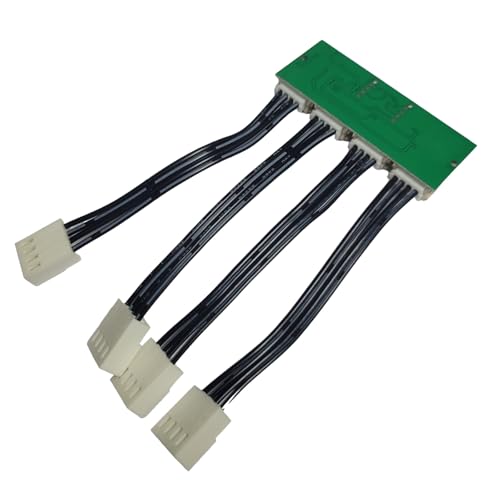 bnsggl 4-in-1 4Pin Lüftergeschwindigkeits Emulator Für IBeLink Für Desktops Und Laptops Lüftergeschwindigkeitsadapter Für Effiziente Kühlung von bnsggl