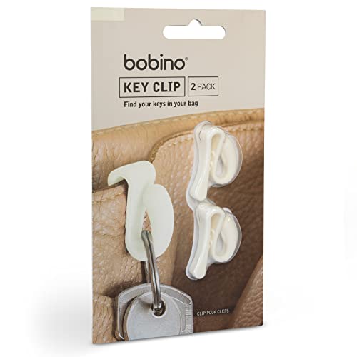 Bobino KECL2CR Schlüsselhaken, 2-er Pack Sahnefarben von bobino