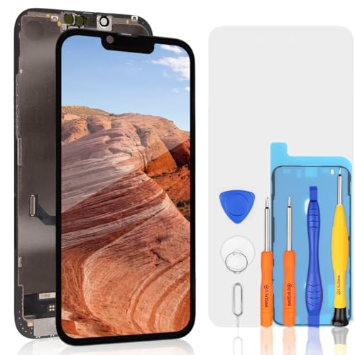 bokman Display für iPhone 14 Plus (6,7 Zoll), LCD-Anzeige und Ersatz des Touchscreens (True Tone programmierbar, Face ID) von bokman