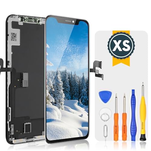 bokman Display für iPhone XS, FHD Display 5,8 Zoll LCD und Ersatz für Touchscreen (Face ID, True Tone programmierbar) von bokman