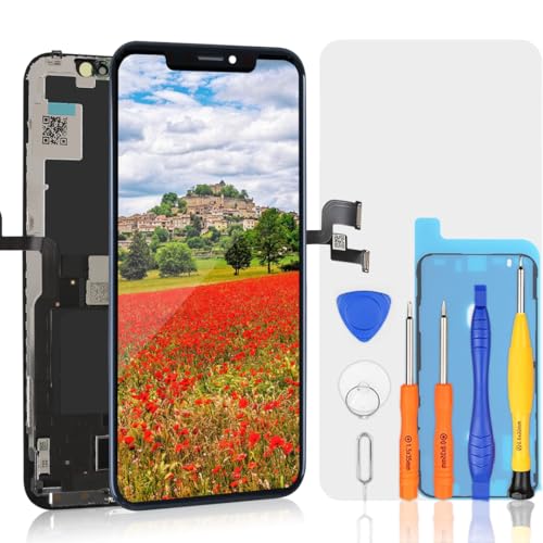 bokman Display für iPhone XS, FHD Display 5,4 Zoll LCD und Ersatz für Touchscreen (Face ID, True Tone programmierbar) von bokman